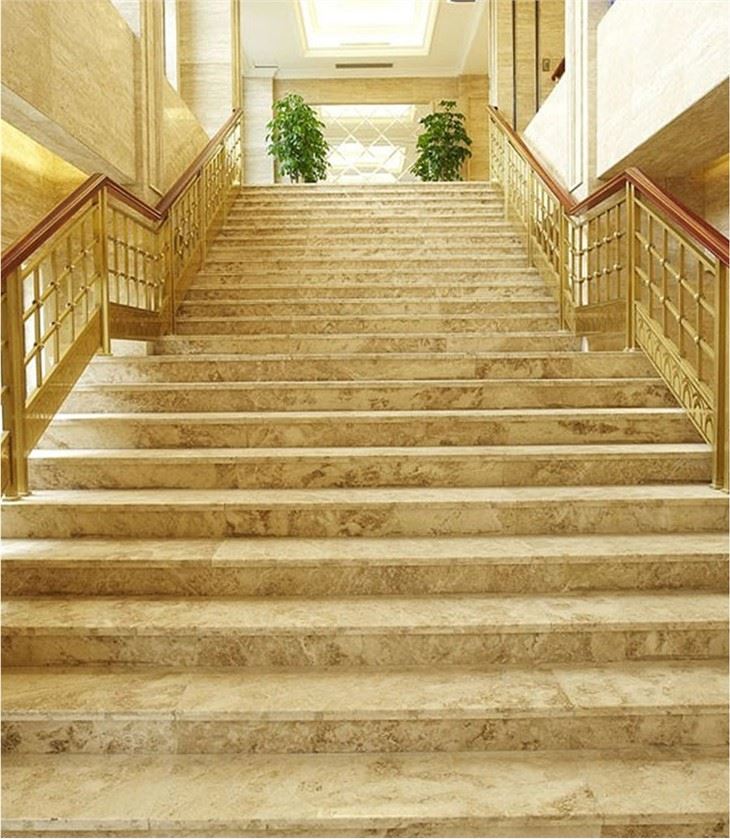 Crema Cappuccino Marble Stair